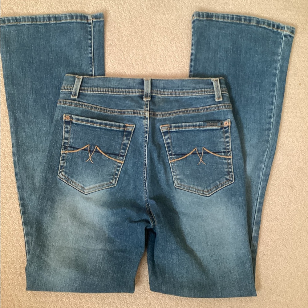 ⚜️ Vintage JEANSTAR Flare Women's Jeans Sz 4 EUC stretch denim boot cut